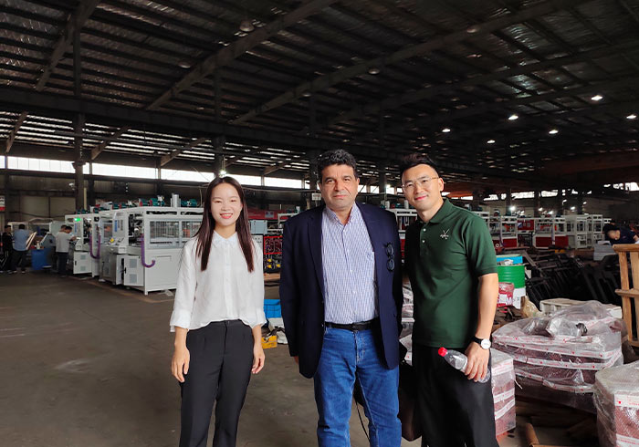 Customers Visit our Machines