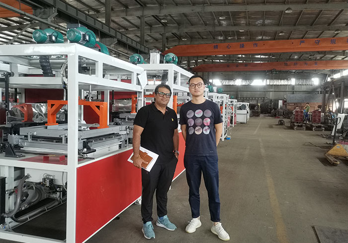 Customers Visit our Machines