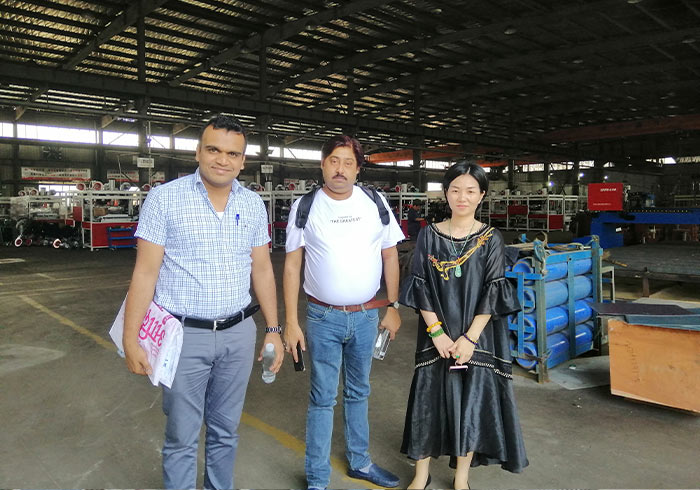 Customers Visit our Machines