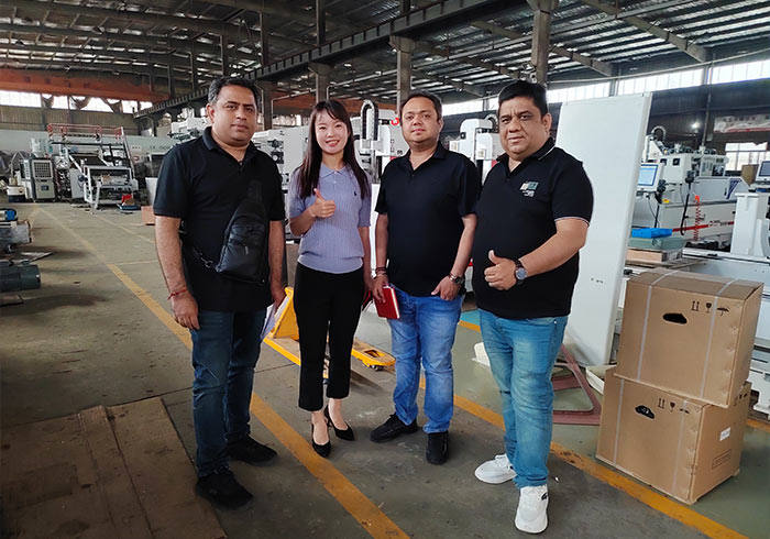 Customers Visit our Machines