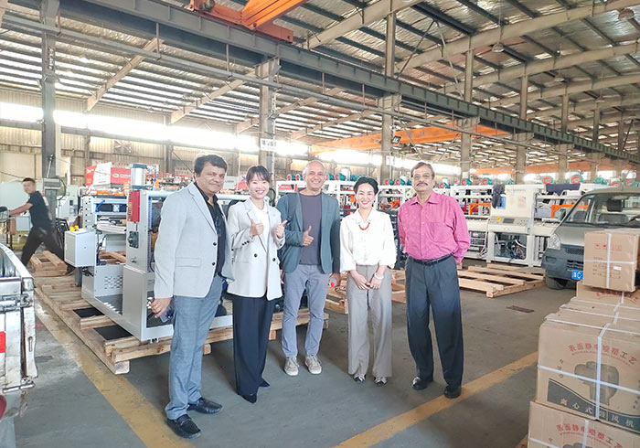 Customers Visit our Machines