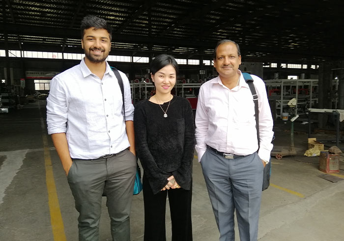 Customers Visit our Machines