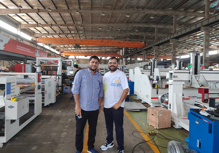 Customers Visit our Machines