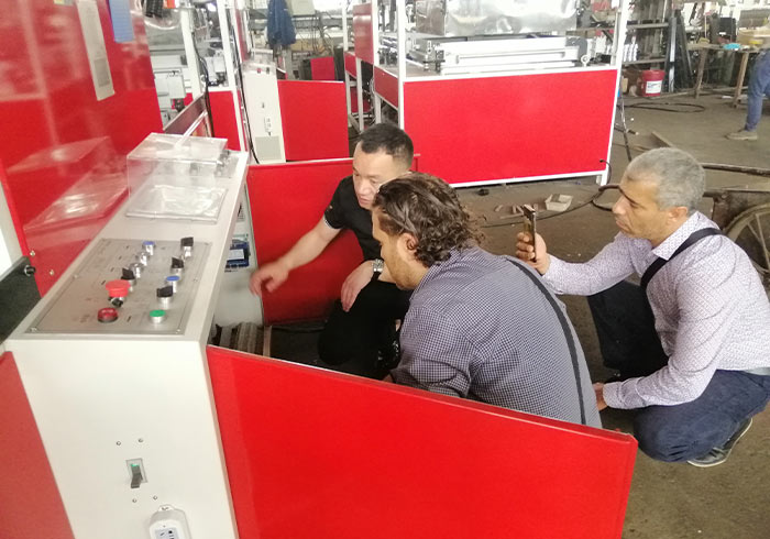 Customers Visit our Machines