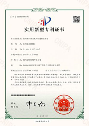 Design patent certificate