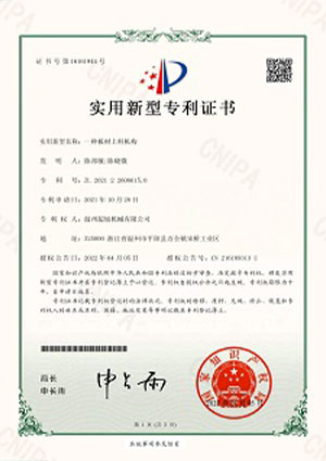 Design patent certificate